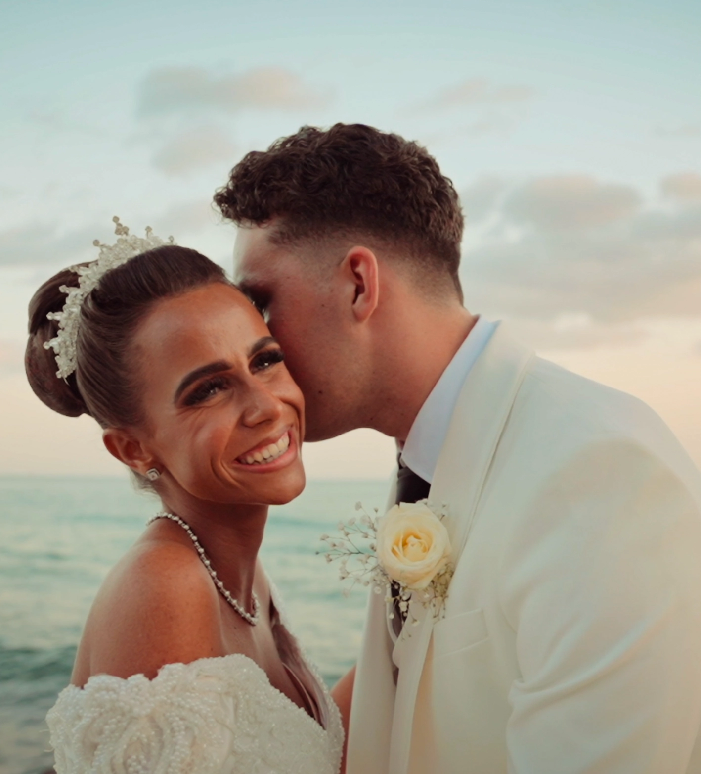 Costa del Sol wedding videographer sunset scene