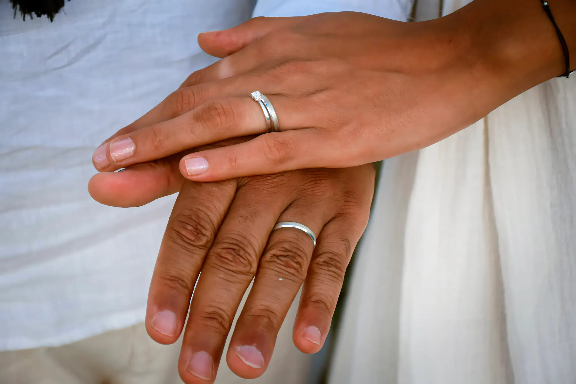 Estepona wedding videographer beach wedding scene